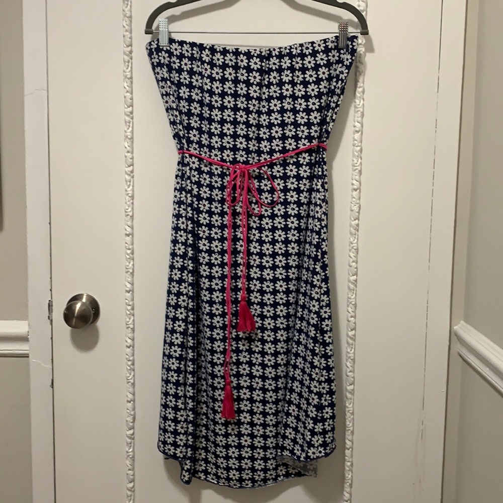 🟣 3/$50! Orb Life strapless dress  (L)